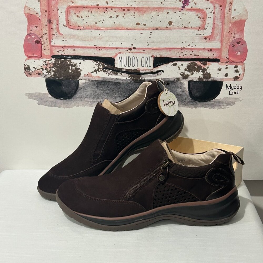 NWT Womens JAMBU leather Cecilia shoes, sz 10M